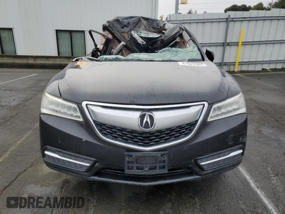 2016 Acura MDX with VIN 5FRYD3H27GB020321, listed as a Copart auction lot 41622385 with 0 mi miles and Non Repairable. Bid and sale history available at carsss.com. Image 5.