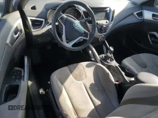 2012 Hyundai Veloster w/Gray Int with VIN KMHTC6AD9CU025190, listed as a Copart auction lot 59702755 with 188,579 mi miles and Salvage title. Bid and sale history available at DreamBid. Image 8.