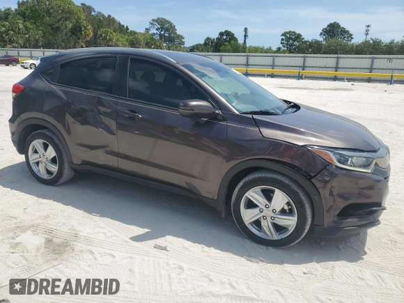 2019 Honda HR-V EX with VIN 3CZRU5H50KM707327, listed as a Copart auction lot 54589245 with 23,468 mi miles and Salvage Title. Bid and sale history available at carsss.com. Image 4.