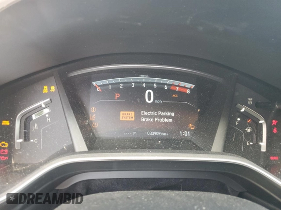 2020 Honda CR-V Touring with VIN 2HKRW2H96LH677520, listed as a Copart auction lot 52264155 with 33,909 mi miles and Salvage Title. Bid and sale history available at DreamBid. Image 9.