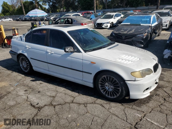 2002 BMW 3 Series 330i with VIN WBAEV53492KM21285, listed as a Copart auction lot 50736445 with 0 mi miles and Clean Title. Bid and sale history available at carsss.com. Image 4.