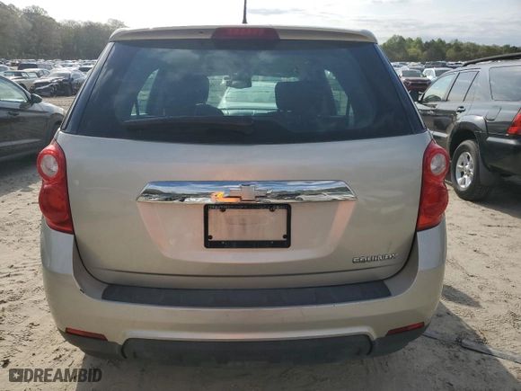 2013 Chevrolet Equinox LS with VIN 2GNALBEK3D6301920, listed as a Copart auction lot 53620775 with 137,369 mi miles and Clean Title. Bid and sale history available at carsss.com. Image 6.