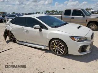 2020 Subaru WRX STI with VIN JF1VA2S69L9812385, listed as a Copart auction lot 64261335 with 17,997 mi miles and Salvage title. Bid and sale history available at DreamBid. Image 4.