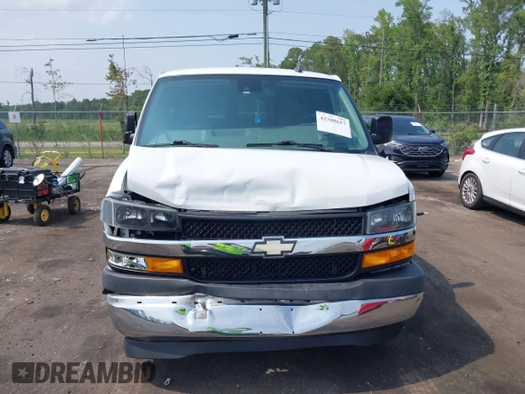 2019 Chevrolet Express Passenger LT with VIN 1GAZGPFG0K1240249, listed as a IAAI auction lot 42388617 with 109,428 mi miles and . Bid and sale history available at DreamBid. Image 12.