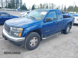 2005 GMC Canyon SLE Z85 with VIN 1GTDT196558291075, listed as a IAAI auction lot 41981419 with 196,825 mi miles. Bid and sale history available at carsss.com. Image 2.