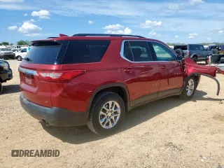 2020 Chevrolet Traverse LT Cloth with VIN 1GNERGKW6LJ289378, listed as a Copart auction lot 63247035 with 100,394 mi miles and Salvage title. Bid and sale history available at DreamBid. Image 3.