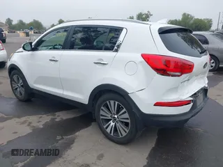 2015 Kia Sportage EX with VIN KNDPC3AC4F7766412, listed as a IAAI auction lot 42147917 with 89,829 mi miles and . Bid and sale history available at DreamBid. Image 3.