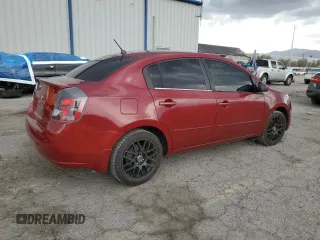 2008 Nissan Sentra S with VIN 3N1AB61E28L612939, listed as a Copart auction lot 60059405 with 129,320 mi miles and Salvage title. Bid and sale history available at DreamBid. Image 3.