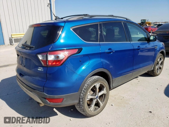 2018 Ford Escape SEL with VIN 1FMCU9HD5JUB87772, listed as a Copart auction lot 53833385 with 81,872 mi miles and Salvage Title. Bid and sale history available at carsss.com. Image 3.