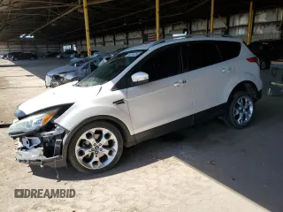 2016 Ford Escape Titanium with VIN 1FMCU9J91GUA11090, listed as a Copart auction lot 54231675 with 135,735 mi miles and Salvage Title. Bid and sale history available at DreamBid. Image 1.
