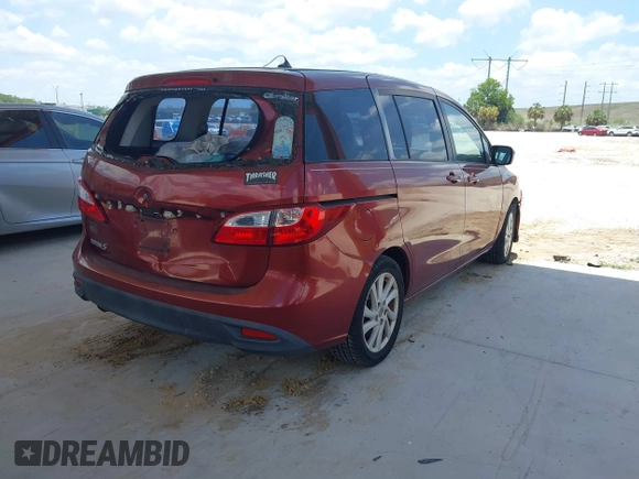 2012 Mazda 5 Sport z VIN JM1CW2BL4C0119625, wystawiony jako IAAI lot #42306364 z przebiegiem 138 906 mil mil oraz . Historia ofert i sprzedaży dostępna na DreamBid. Obrazek 4.