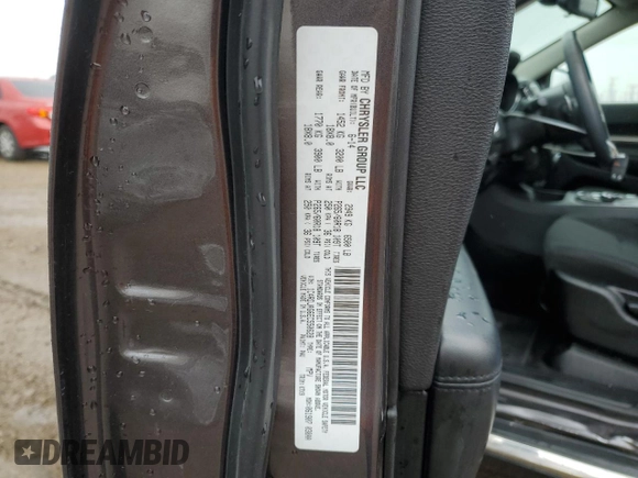 2014 Dodge Durango SXT with VIN 1C4RDJAG6EC550628, listed as a Copart auction lot 59740785 with 75,918 mi miles and Salvage title. Bid and sale history available at DreamBid. Image 13.