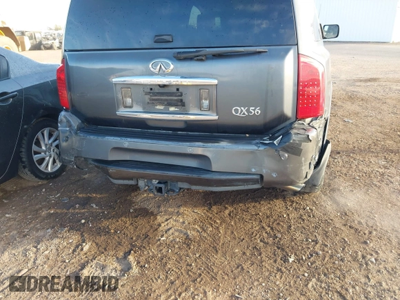 2004 Infiniti QX56 with VIN 5N3AA08C34N803588, listed as a IAAI auction lot 41546043 with 190,599 mi miles. Bid and sale history available at carsss.com. Image 12.