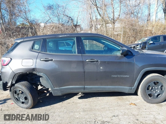 2018 Jeep Compass Sport with VIN 3C4NJDAB5JT480194, listed as a IAAI auction lot 41335645 with 93,640 mi miles and . Bid and sale history available at DreamBid. Image 13.