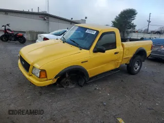 2002 Ford Ranger XL with VIN 1FTYR10U32PA30038, listed as a Copart auction lot 80963824 with 101,543 mi miles and Salvage Title. Bid and sale history available at carsss.com. Image 1.