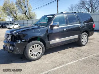 2012 Lincoln Navigator with VIN 5LMJJ2J57CEL00917, listed as a Copart auction lot 52157375 with 170,913 mi miles and Salvage Title. Bid and sale history available at carsss.com. Image 1.