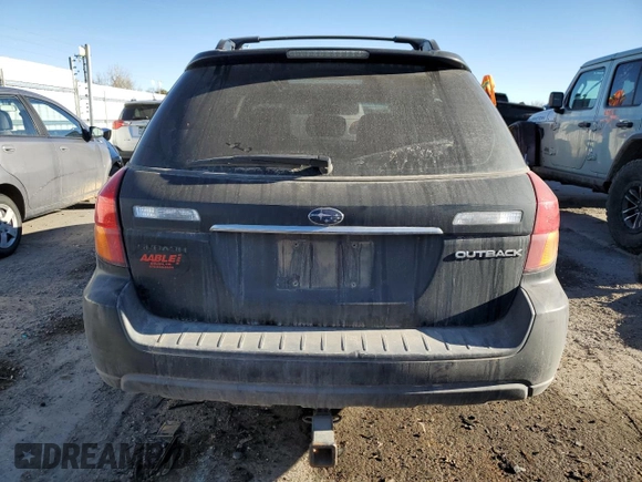 2006 Subaru Legacy Outback Limited with VIN 4S4BP62C667334088, listed as a Copart auction lot 46993635 with 170,308 mi miles and Salvage title. Bid and sale history available at DreamBid. Image 6.