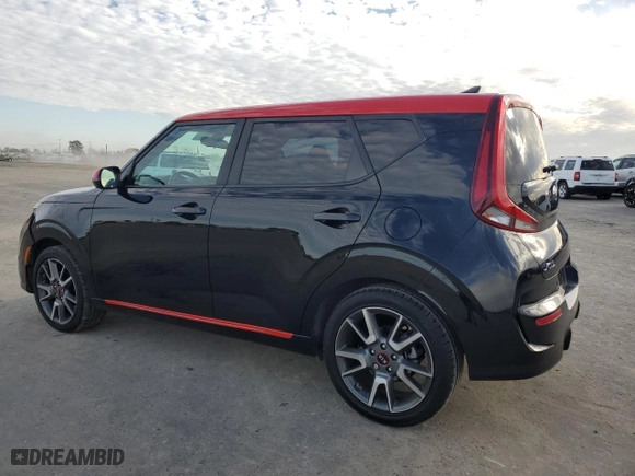 2020 Kia Soul GT-Line with VIN KNDJ63AU0L7024588, listed as a Copart auction lot 46862585 with 44,305 mi miles and Salvage Title. Bid and sale history available at carsss.com. Image 2.