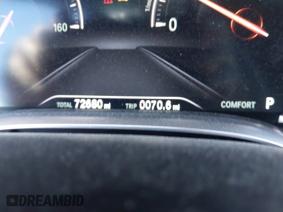 2016 BMW 7 Series 740i with VIN WBA7E2C52GG548048, listed as a IAAI auction lot 41701806 with 72,680 mi miles. Bid and sale history available at carsss.com. Image 15.