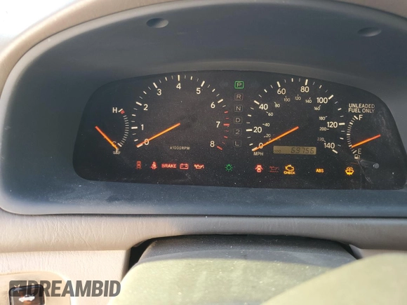 1997 Lexus ES 300 Luxury Sport Sdn with VIN JT8BF22GXV0017164, listed as a Copart auction lot 86785844 with 69,756 mi miles and Salvage Title. Bid and sale history available at carsss.com. Image 9.