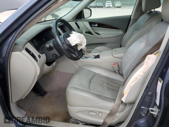 2010 Infiniti EX Journey with VIN JN1AJ0HR4AM751703, listed as a Copart auction lot 82105324 with 167,381 mi miles and Salvage Title. Bid and sale history available at DreamBid. Image 7.