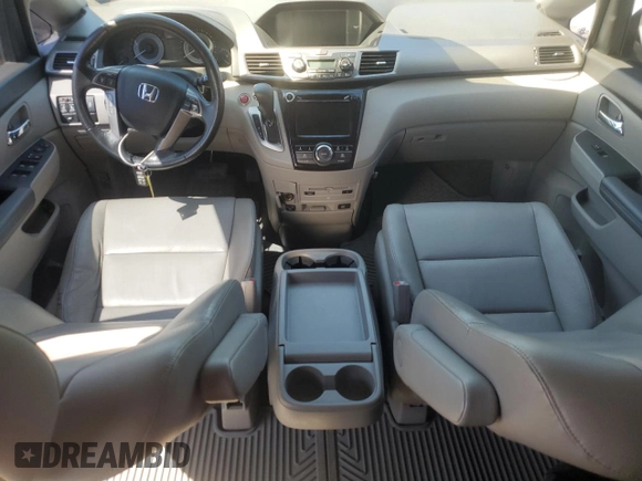 2015 Honda Odyssey EX-L with VIN 5FNRL5H66FB112090, listed as a Copart auction lot 52721475 with 120,472 mi miles and Salvage Title. Bid and sale history available at DreamBid. Image 8.