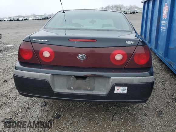 2001 Chevrolet Impala with VIN 2G1WF55E919164941, listed as a Copart auction lot 51819615 with 205,741 mi miles and Non Repairable. Bid and sale history available at DreamBid. Image 6.
