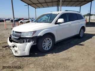 2016 Dodge Journey SXT with VIN 3C4PDCBGXGT224484, listed as a Copart auction lot 46952185 with 125,814 mi miles and Salvage Title. Bid and sale history available at carsss.com. Image 1.