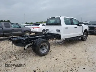 2024 Ford F-350 XL with VIN 1FD8W3HT6REE02974, listed as a Copart auction lot 55772355 with 1,453 mi miles and Salvage title. Bid and sale history available at DreamBid. Image 3.