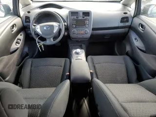 2015 Nissan LEAF S with VIN 1N4AZ0CPXFC334701, listed as a Copart auction lot 47689535 with 0 mi miles and Non Repairable. Bid and sale history available at carsss.com. Image 8.
