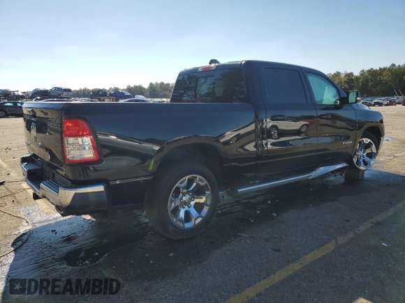 2022 Ram 1500 Big Horn with VIN 1C6RREMT0NN265873, listed as a Copart auction lot 41901085 with 48,507 mi miles and Salvage Title. Bid and sale history available at carsss.com. Image 3.