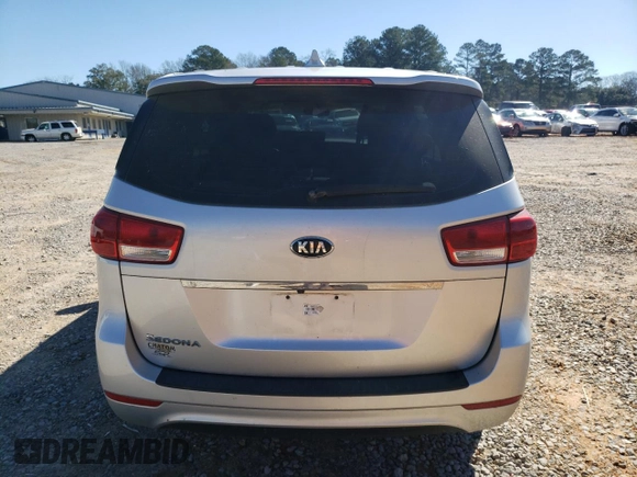 2017 Kia Sedona L with VIN KNDMA5C10H6279572, listed as a Copart auction lot 46491355 with 83,375 mi miles and Salvage Title. Bid and sale history available at carsss.com. Image 6.