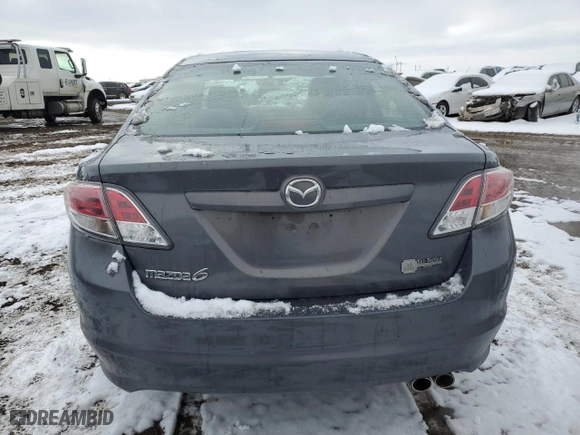 2011 Mazda Mazda6 i Touring with VIN 1YVHZ8CH2B5M02241, listed as a Copart auction lot 87598725 with 87,603 mi miles and Salvage Title. Bid and sale history available at carsss.com. Image 6.