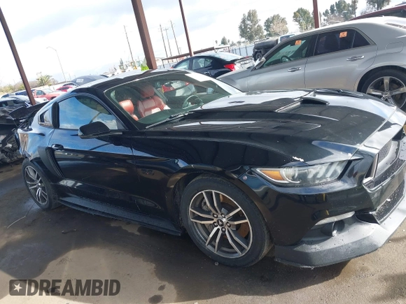 2015 Ford Mustang GT with VIN 1FA6P8CF2F5332091, listed as a IAAI auction lot 41586768 with 86,529 mi miles and . Bid and sale history available at carsss.com. Image 14.