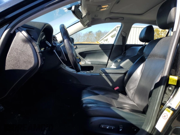 2011 Lexus IS 250 with VIN JTHCF5C25B5049625, listed as a Copart auction lot 47074985 with 227,769 mi miles and Salvage title. Bid and sale history available at DreamBid. Image 7.