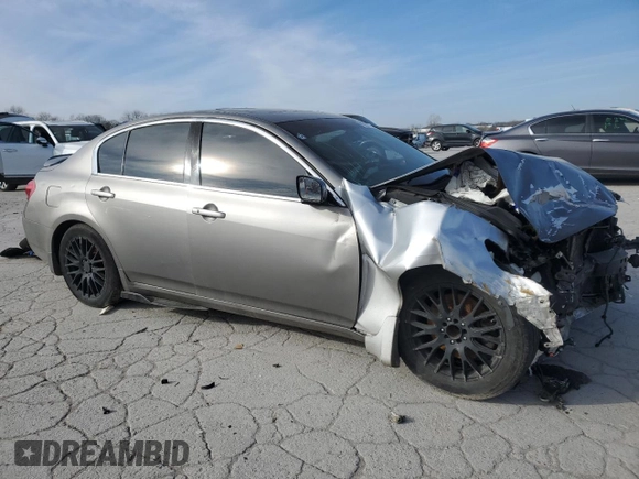 2007 Infiniti G35 Sedan Journey with VIN JNKBV61EX7M722102, listed as a Copart auction lot 41877035 with 246,000 mi miles and Salvage Title. Bid and sale history available at carsss.com. Image 4.