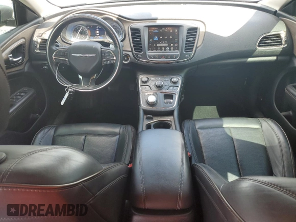 2015 Chrysler 200 C with VIN 1C3CCCEG4FN523839, listed as a Copart auction lot 51481695 with 96,694 mi miles and Salvage Title. Bid and sale history available at carsss.com. Image 8.