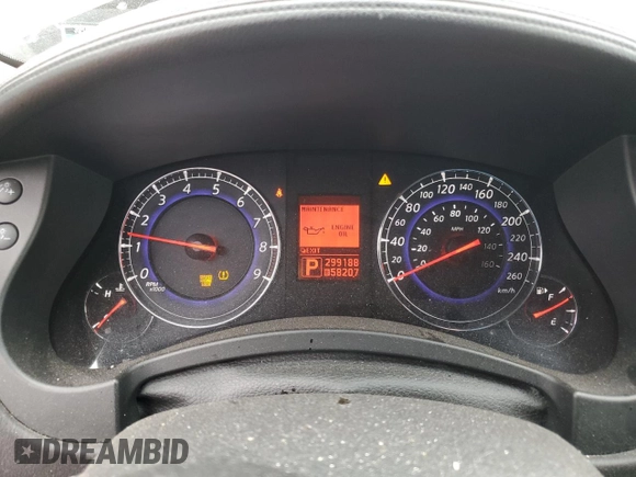 2009 Infiniti EX Journey with VIN JNKAJ09F09M950596, listed as a Copart auction lot 76023074 with 299,188 mi miles and Clean title. Bid and sale history available at DreamBid. Image 9.