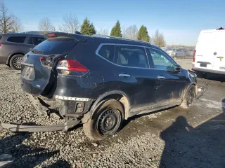 2017 Nissan Rogue SV with VIN KNMAT2MV6HP559326, listed as a Copart auction lot 44983465 with 202,756 mi miles and Salvage Title. Bid and sale history available at carsss.com. Image 3.