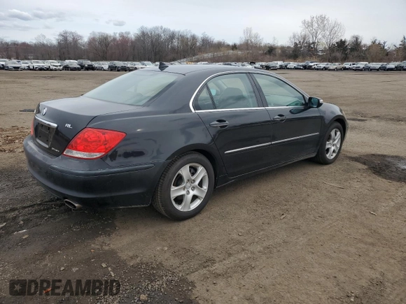 2006 Acura RL with VIN JH4KB16576C003138, listed as a Copart auction lot 52933995 with 176,906 mi miles and Salvage Title. Bid and sale history available at DreamBid. Image 3.