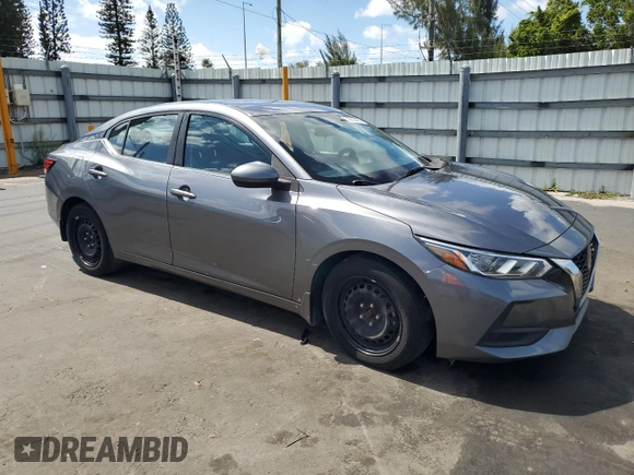 2022 Nissan Sentra S z VIN 3N1AB8BVXNY240341, wystawiony jako Copart lot #55802465 z przebiegiem Nie podano mil oraz Szkoda całkowita • Salvage title. Historia ofert i sprzedaży dostępna na DreamBid. Obrazek 4.