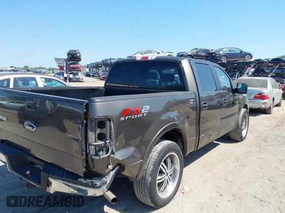 2008 Ford F-150 XL with VIN 1FTRW12W08FA30654, listed as a IAAI auction lot 41897462 with 186,911 mi miles. Bid and sale history available at carsss.com. Image 4.