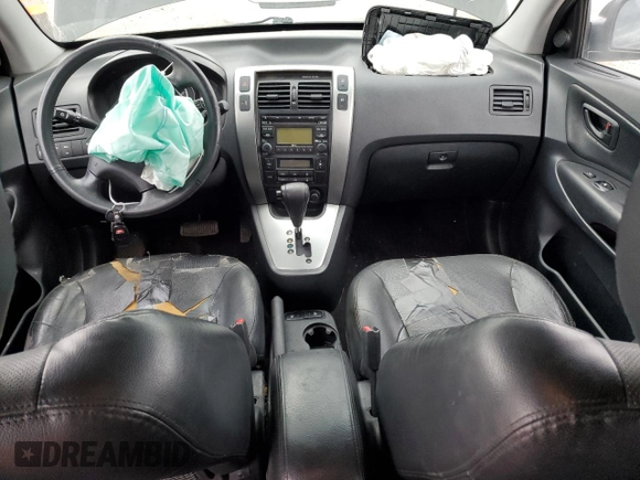 2009 Hyundai Tucson SE with VIN KM8JN72D49U975875, listed as a Copart auction lot 76923954 with 167,155 mi miles and Salvage Title. Bid and sale history available at carsss.com. Image 8.