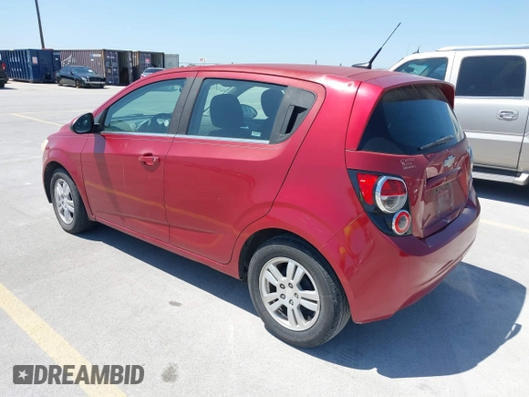 2013 Chevrolet Sonic LT with VIN 1G1JC6SG1D4198054, listed as a IAAI auction lot 41982708 with 157,789 mi miles. Bid and sale history available at carsss.com. Image 3.