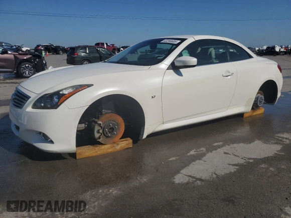 2015 Infiniti Q60 with VIN JN1CV6FE7FM810508, listed as a Copart auction lot 63295685 with 60,154 mi miles and Salvage title. Bid and sale history available at DreamBid. Image 1.