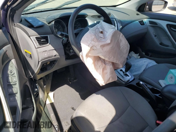 2013 Hyundai Elantra Limited with VIN 5NPDH4AE9DH160415, listed as a Copart auction lot 54180605 with 52,557 mi miles and Salvage Title. Bid and sale history available at DreamBid. Image 8.