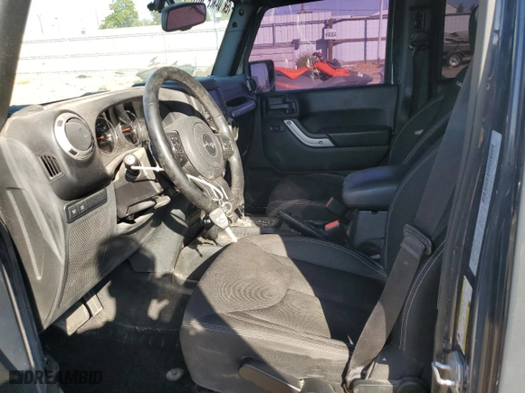 2018 Jeep Wrangler JK Unlimited Rubicon with VIN 1C4BJWFG9JL840582, listed as a Copart auction lot 73064054 with 47,590 mi miles and Salvage Title. Bid and sale history available at carsss.com. Image 7.