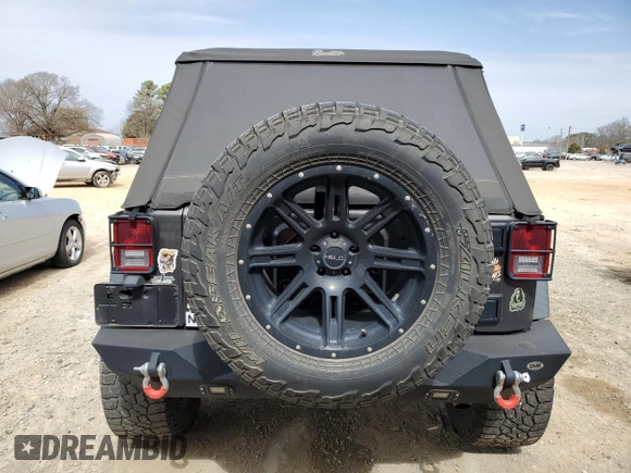 2018 Jeep Wrangler JK Unlimited Sport S with VIN 1C4BJWDG6JL865670, listed as a Copart auction lot 47680015 with 84,651 mi miles and Salvage Title. Bid and sale history available at carsss.com. Image 6.