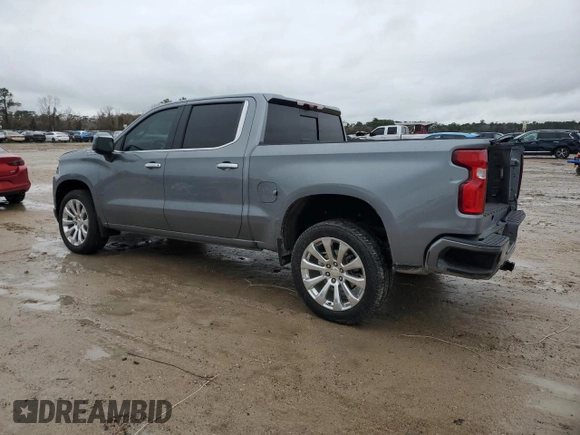 2020 Chevrolet Silverado 1500 High Country with VIN 3GCUYHEL8LG314409, listed as a Copart auction lot 44795935 with 96,297 mi miles and Salvage Title. Bid and sale history available at carsss.com. Image 2.