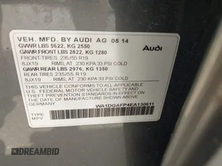 2014 Audi Q5 Premium Plus z VIN WA1DGAFP4EA130611, wystawiony jako IAAI lot #42822279 z przebiegiem 178 029 mil mil oraz . Historia ofert i sprzedaży dostępna na DreamBid. Obrazek 9.